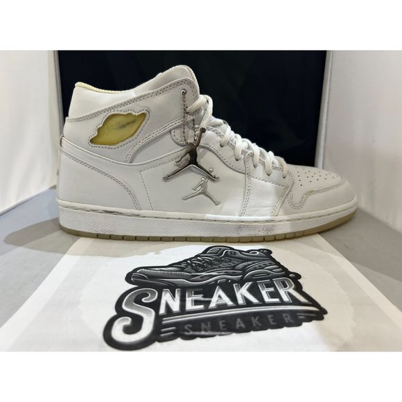 Jordan 1 Retro White Chrome (2002) Men's 306000 101 Size 11.5 **Like New** - Picture 2 of 9